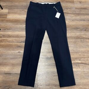 NWT J. Crew Cameron Pants Women's Navy Trousers Tall 14